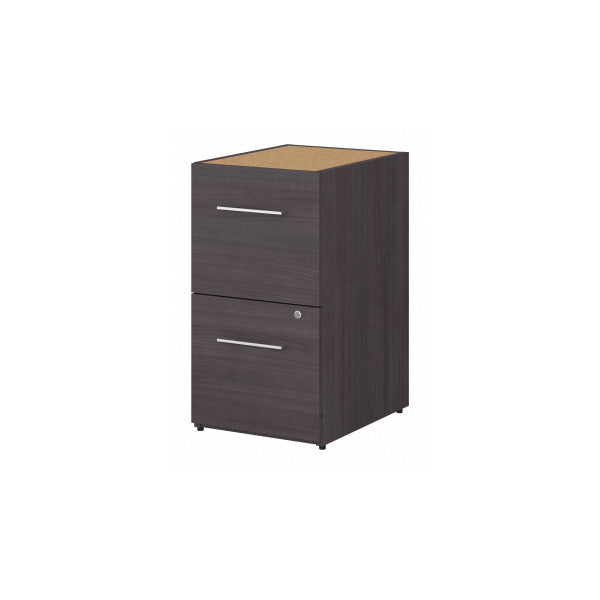 Shop Master Office Furniture Office 500 16W 2 Drawer File Cabinet - Assembled 02 OFF216SGSU  color storm gray