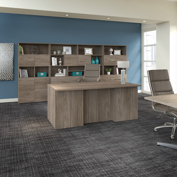 Shop Bush Furniture for you Office 500 16W 3 Drawer File Cabinet - Assembled 06 OFF116MHSU  color modern hickory