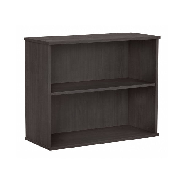 Shop Master Office Furniture Small 2 Shelf Bookcase 02 BK3036SG  color storm gray