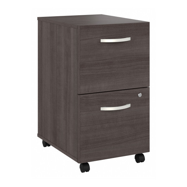 Shop Master Office Furniture Studio C 2 Drawer Mobile File Cabinet 02 SCF116SGSU  color storm gray