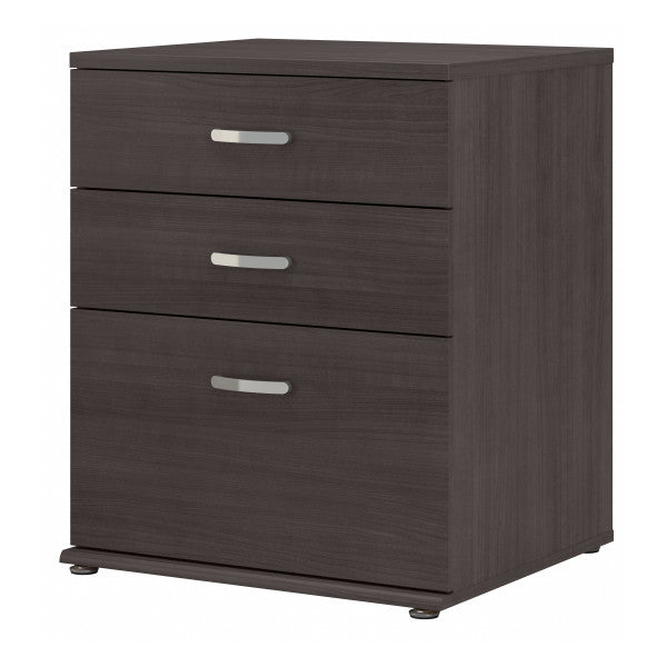 Shop Master Office Furniture Universal Floor Storage Cabinet with Drawers 02 UNS328SG  color storm gray